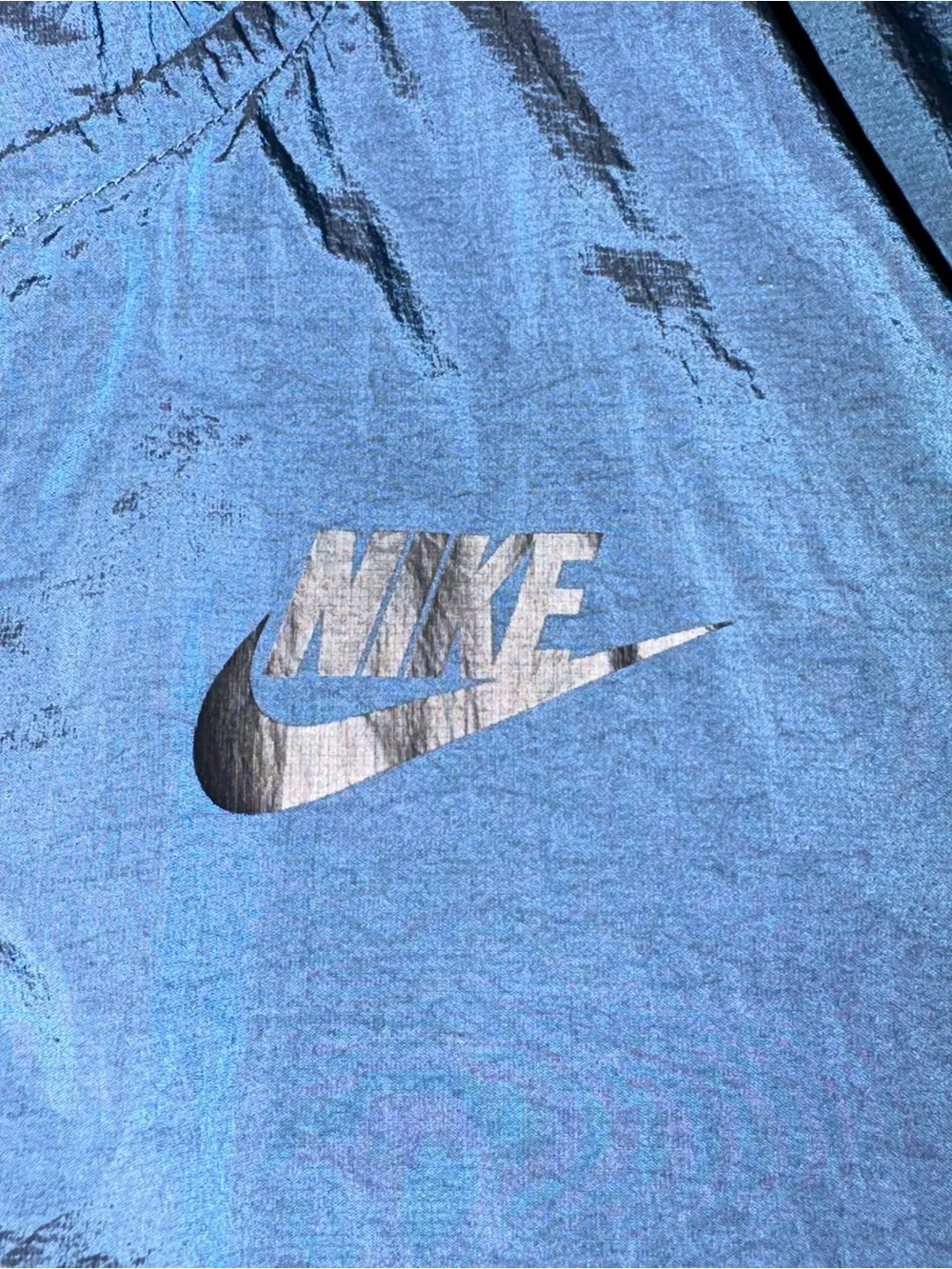 Nike Women’s Size S Windbreaker Vest Vented Active Running Outdoor Blue 1/4 Zip